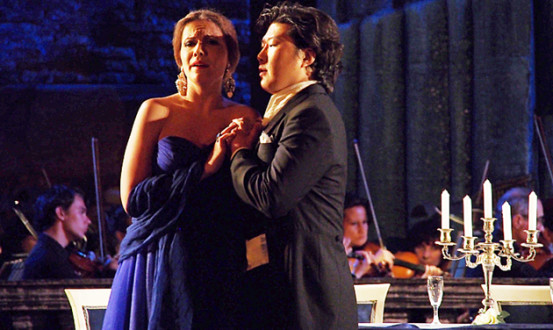 Il tenore Young Min Oh e il soprano Natasha Dikanovich