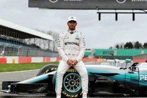 Mercedes W08. Hamilton