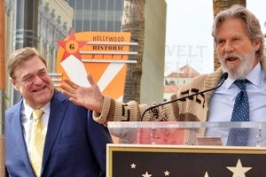 John Goodman sulla Walk of Fame, cerimonia da Grande Lebovski