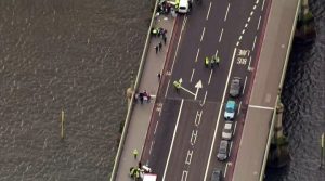 Londra le immagini del percorso di morte sul Westminster Bridge