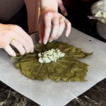 dolmades preparazione