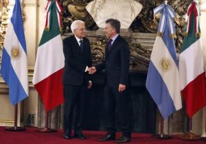 Mattarella in Argentina, l’incontro col presidente Macrì