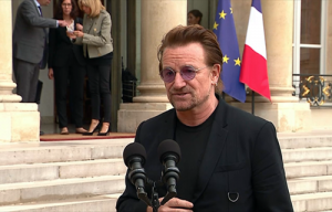 Bono eliseo macron