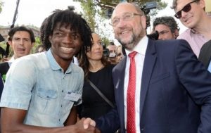 Martin Schulz centro accoglienza Catania