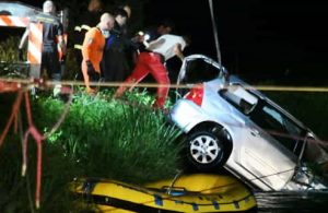 Incidente Trucazzano, auto nel fiume13