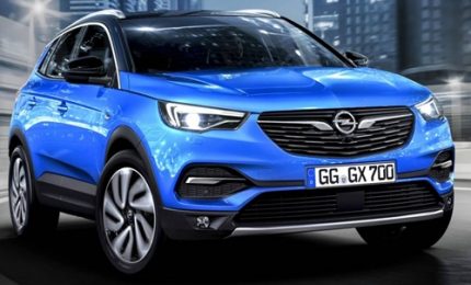 Il nuovo Suv di Opel "Grandland X" al salone di Francoforte