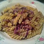 FUSILLI RADICCHIO, SPECK E NOCI