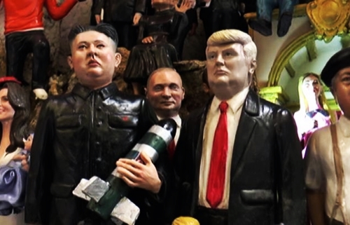 Trump e Kim Jong-Un a San Gregorio Armeno