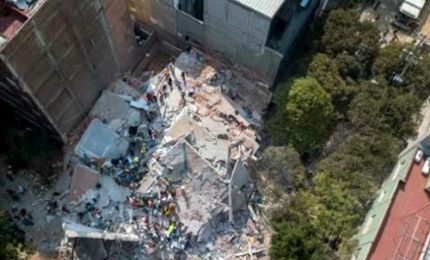 Sisma in Messico, la devastazione ripresa da un drone