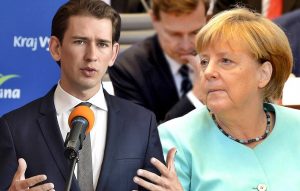 sebastian Kurz, Angela Merkel