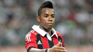 L'ex calciatore del Milan, il brasiliano Robinho (pseudonimo di Robson de Souza Santos),