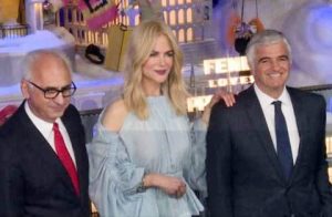 Nicole Kidman inaugura la vetrina di Natale a Printemps Parigi