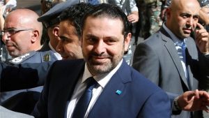 l'ex primo ministro libanese Saad Hariri