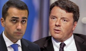 Luigi Di Maio (S) e Matteo Renzi