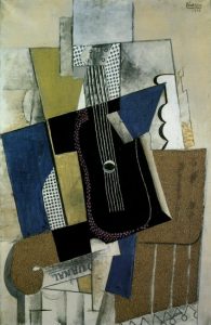 Picasso-Verre guitare et bouteille (002)