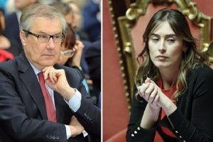 Pier Luigi Boschi e la figlia Maria Elena