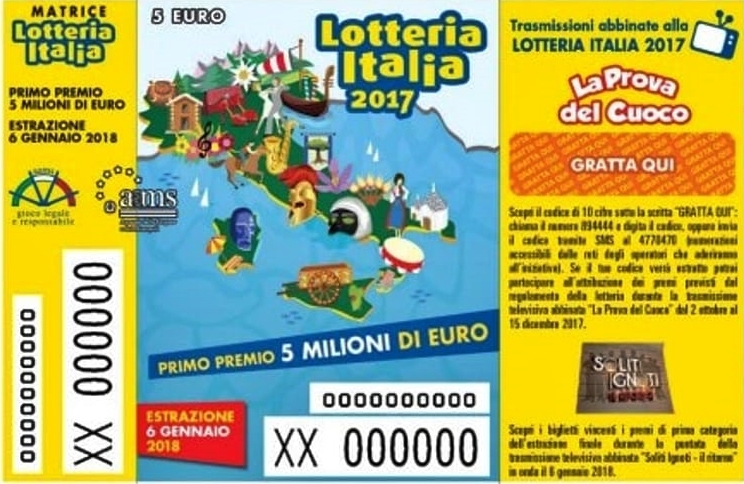 Biglietto Lotteria Italia