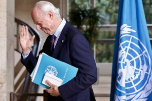 L'inviato speciale dell'ONU, Staffan de Mistura