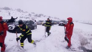 SPAIN-WEATHER-SNOW