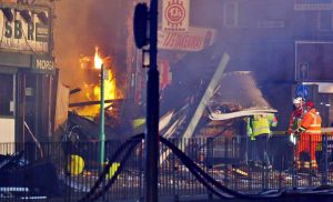 Esplosione in edificio a Leicester