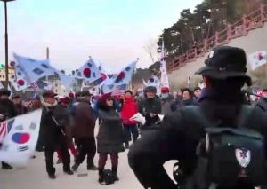 Olimpiadi, proteste in Corea del Sud