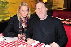 Uma Thurman and Harvey Weinstein