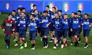 Italy Training Session And Press Conference