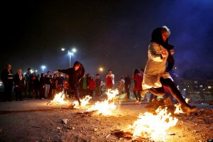 Mideast Iran New Year Fire Festival