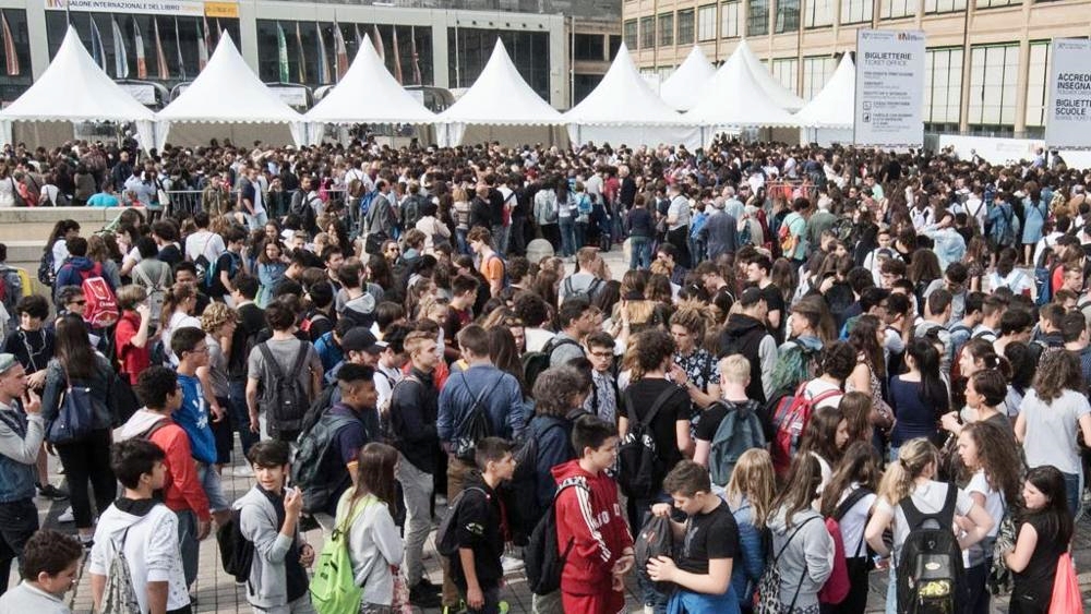 Inaugurazione Salone Libro, grande folla al Lingotto