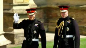 L'arrivo a Windsro del principe Harry