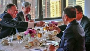 Mike Pompeo e il braccio destro di Kim insieme a cena a New York