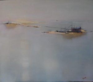 Atmosfera 6 - olio su tela 60x70