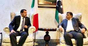 Matteo Salvini ministro dell'Interno libico Abdulsalam Ashour