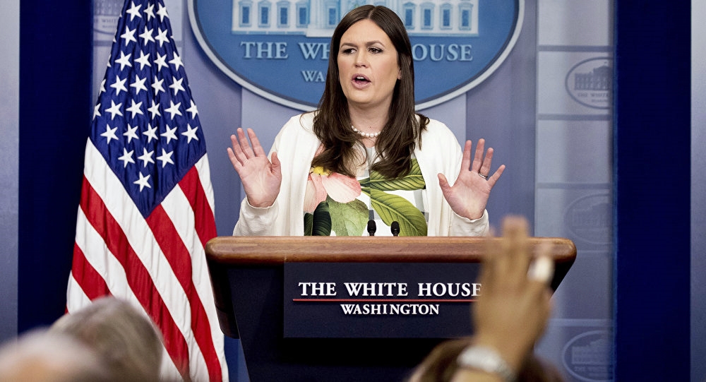 Sarah Sanders, portavoce di Trump,