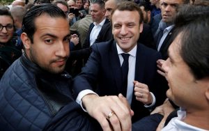 Alexandre Benalla e Emmanuel Macron