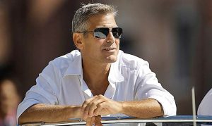 Clooney ferito