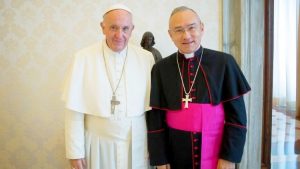 Papa Francesco e Edgar Pena Parra