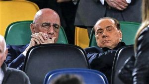 Adriano Galliani e Silvio Berlusconi