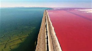 Usa, il Great Salt Lake nello Utah visto da un drone (2)