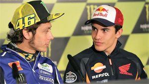 Valentino Rossi e Marc Marquez