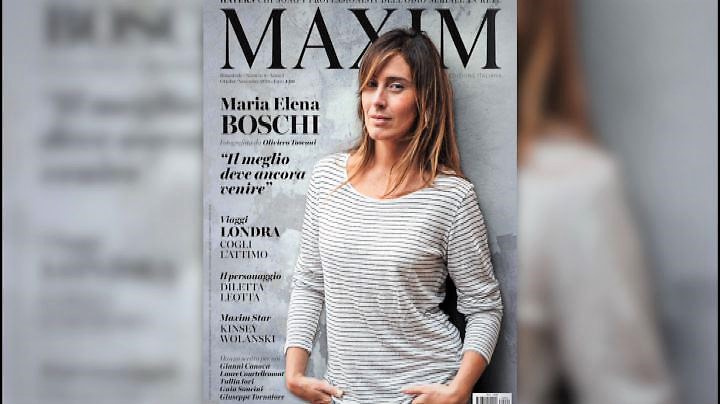 Maria Elena Boschi in copertina su Maxim