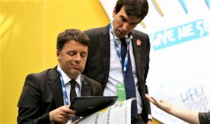 Matteo Renzi e Maurizio Martina (2)