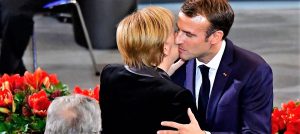 Angela Merkel e Emmanuel Macron