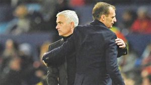 Josè Mourinho e Massimiliano Allegri