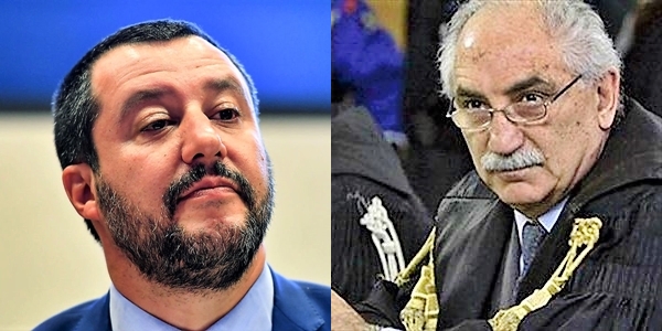 Matteo Salvini e Armando Spadaro