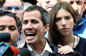 Juan Guaido' e la moglie Fabiana