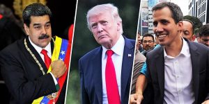 Nicolas Maduro, Donald Trump, Juan Guaido