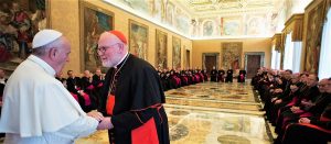 Papa Bergoglio e il cardinale Reinhard Marx