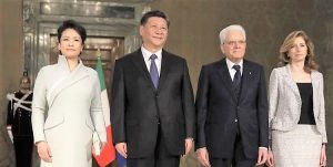 Il presidente Xi Jinping con la moglie Peng Liyaun al Quirinale con il Capo dello Stato (2)