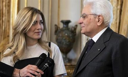 Mattarella alla youtuber: 20enni si impegnino, egoisti sono tristi